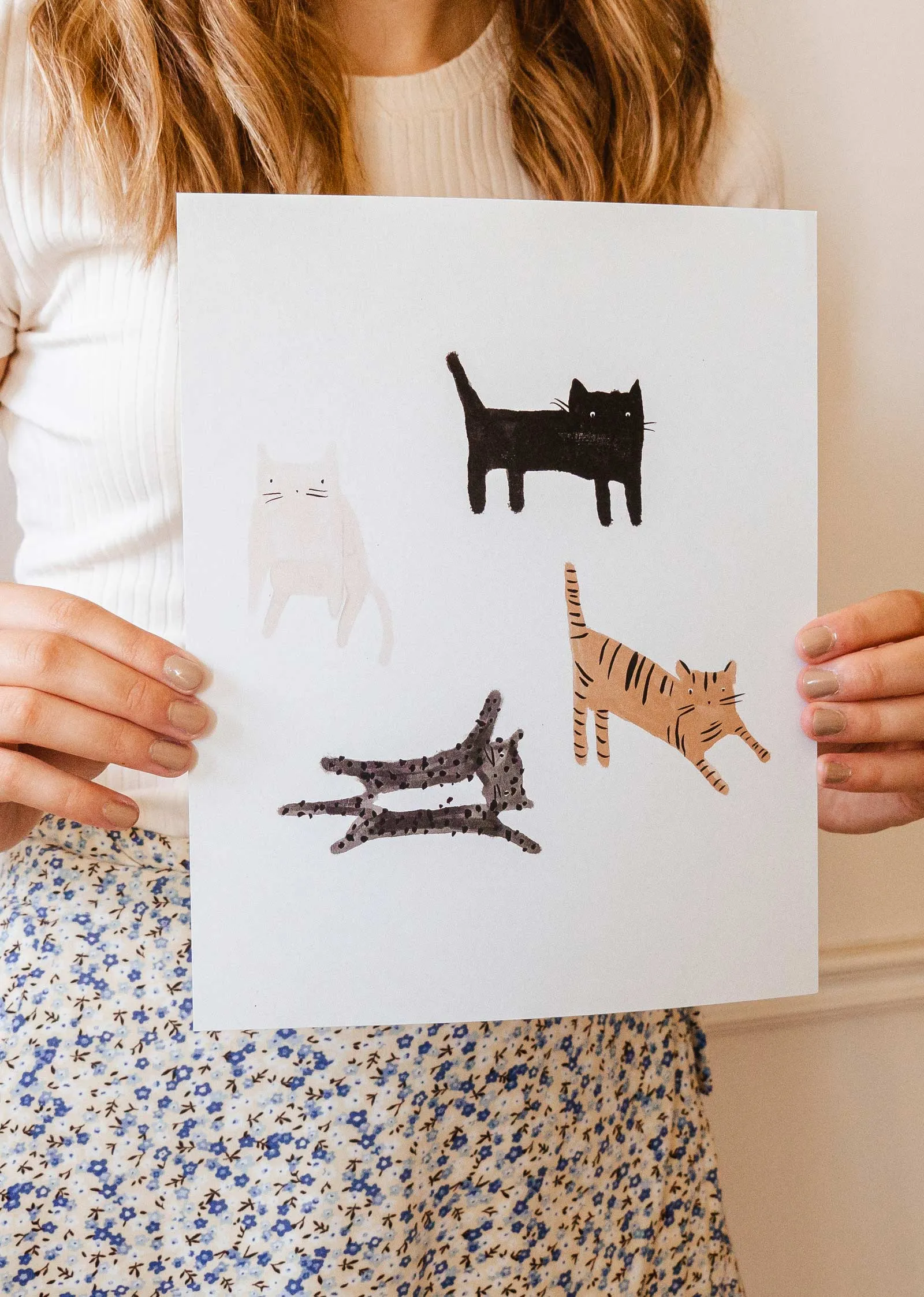 Les Chats Art Print