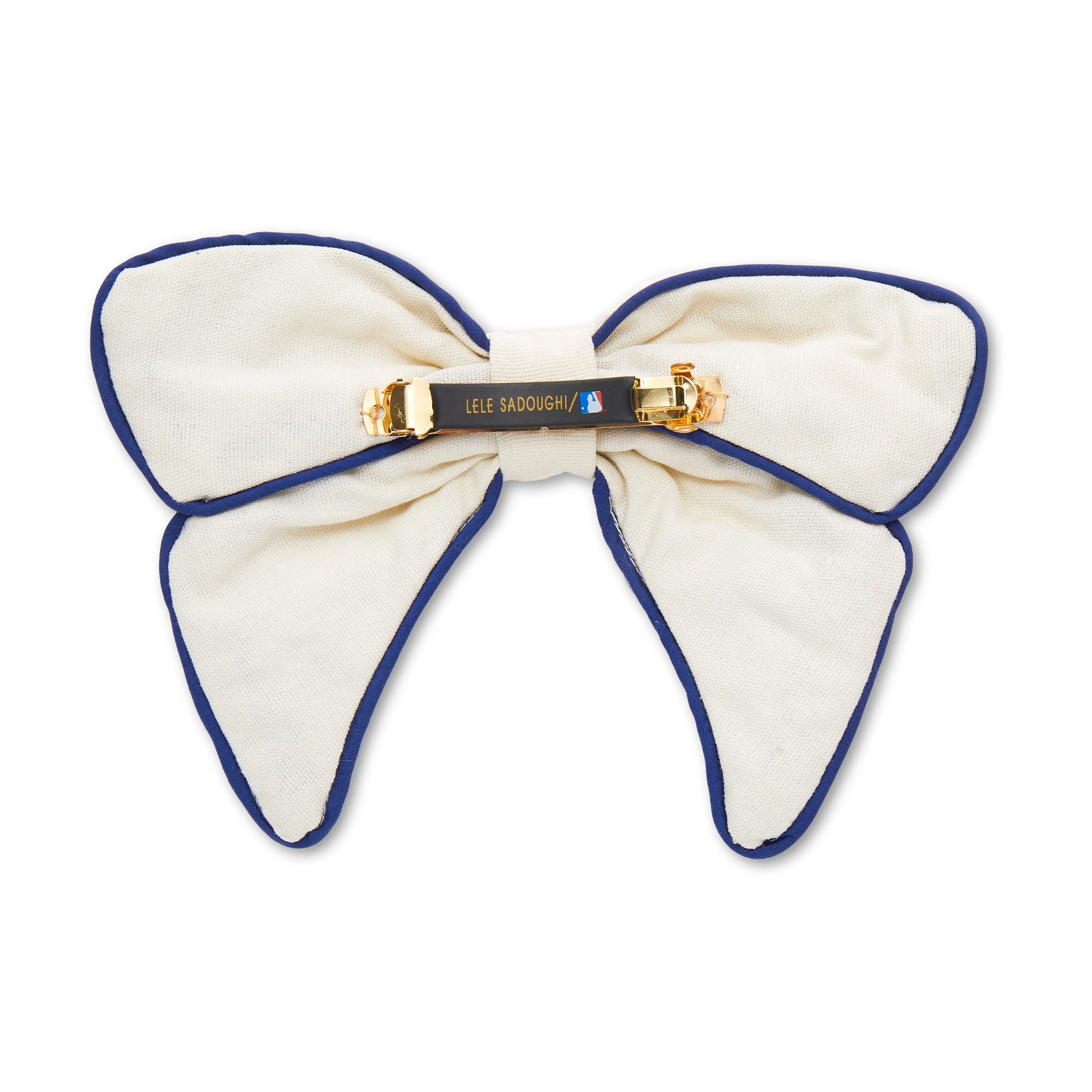 LOS ANGELES ANGELS LELE SADOUGHI / MLB IVORY BOW BARRETTE