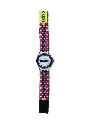 MALIBU Embroidered "Watch" Bracelet