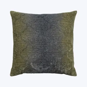 Medallion Woven Jacquard Pillow Cactus