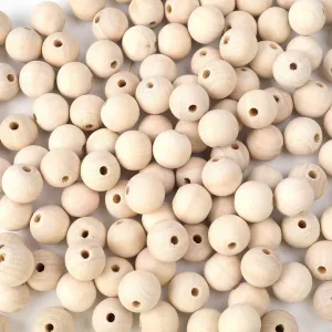 Natural Wooden Beads 12 mm