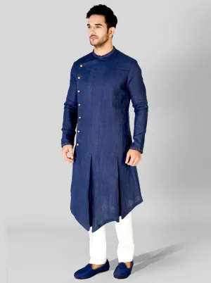 Navy Blue Kurta Pajama | Siddhesh Chauhan