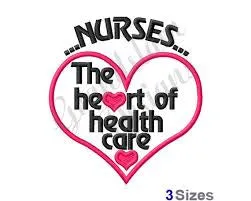 Nurse Embroidered Logos (Choose Style)