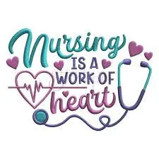 Nurse Embroidered Logos (Choose Style)