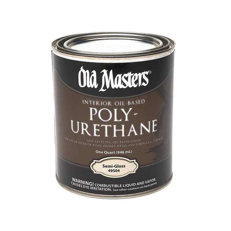 Old Masters Semi-Gloss Clear Oil-Based Polyurethane 1 qt