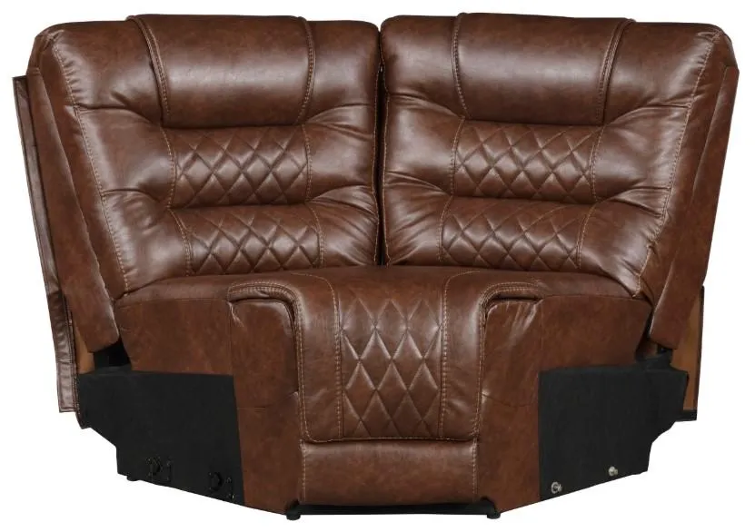 Putnam Corner Seat in Brown 9405BR-CR