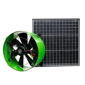 QuietCool 40 Watt Solar Powered Gable Mount Attic Fan