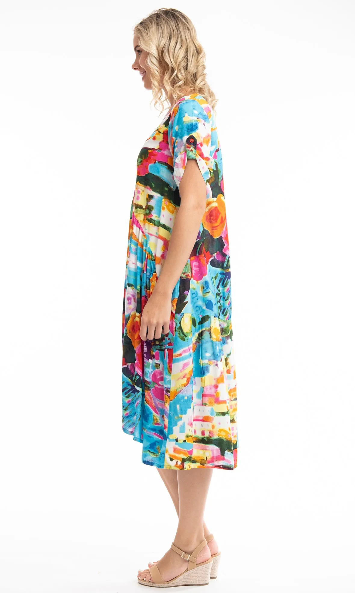 Rayon Dress Peak Printed, More Prints