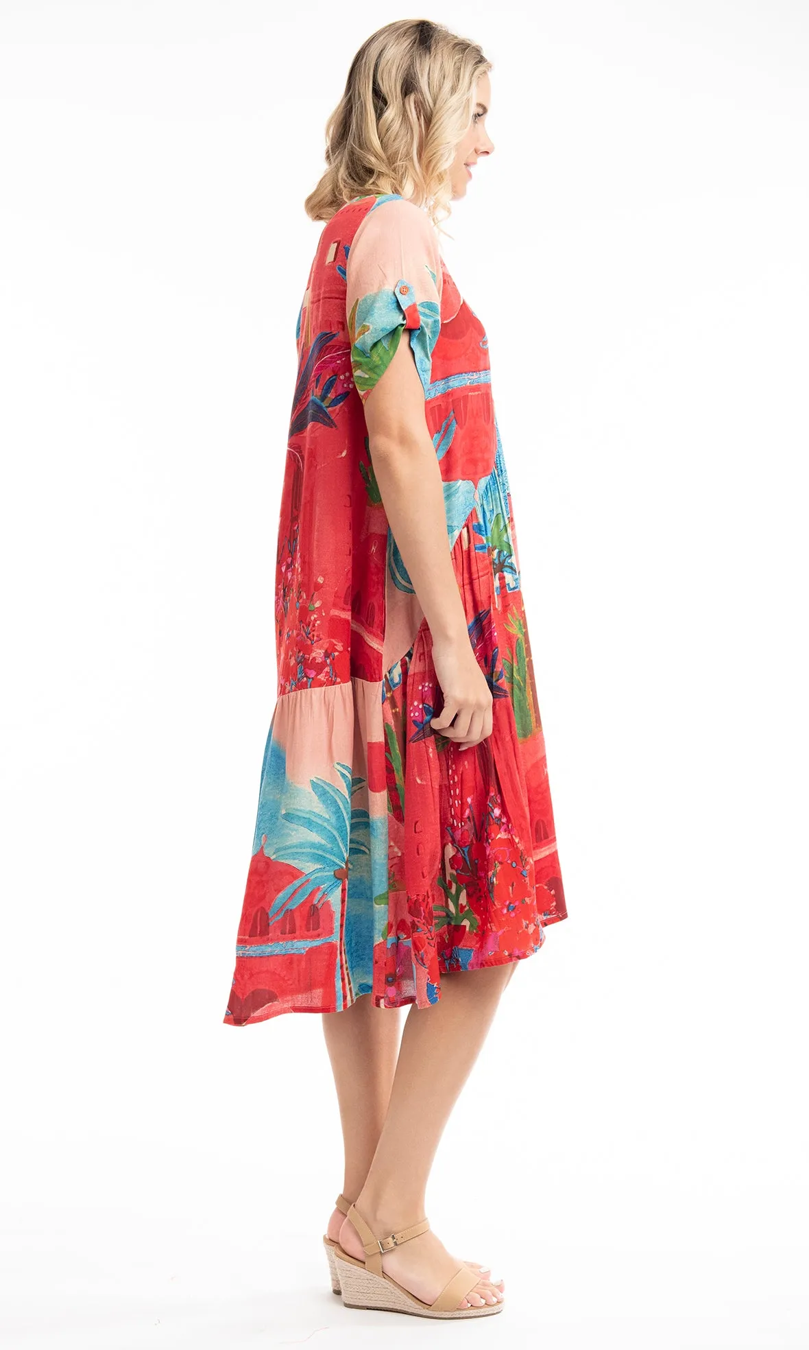 Rayon Dress Peak Printed, More Prints