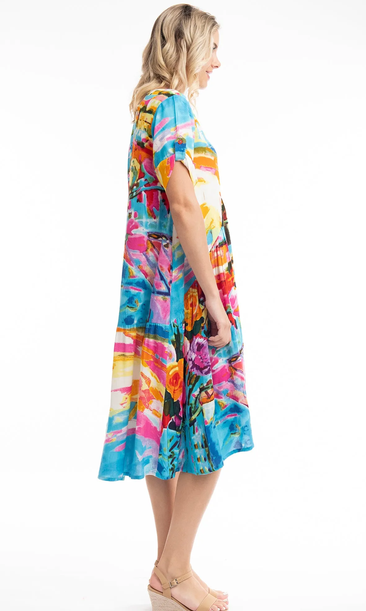 Rayon Dress Peak Printed, More Prints