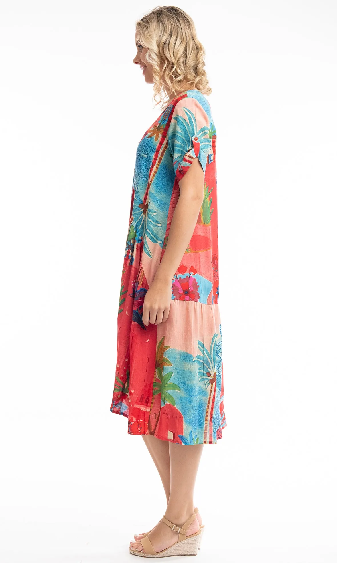 Rayon Dress Peak Printed, More Prints