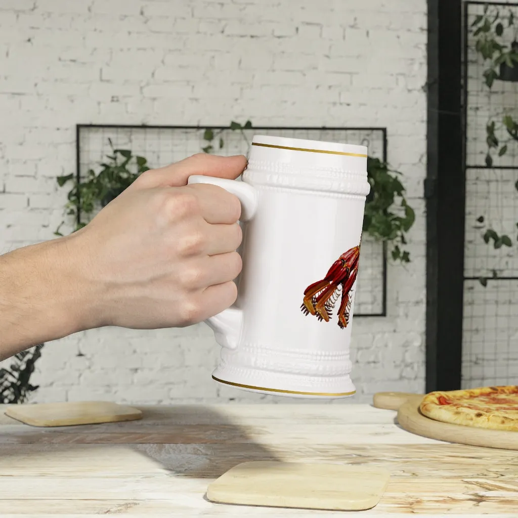 Red Crab Stein Mug