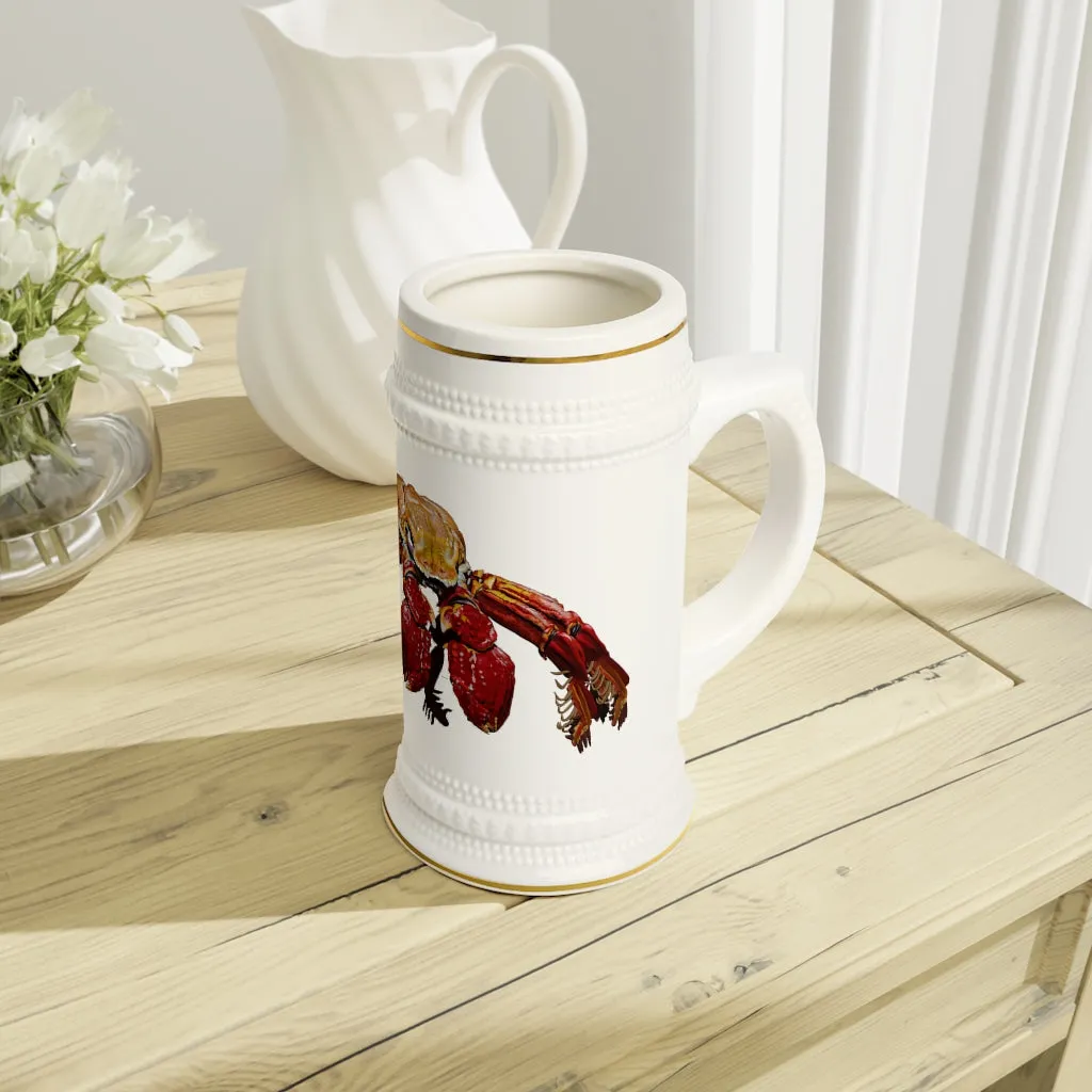 Red Crab Stein Mug