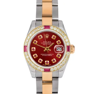 Rolex Datejust 26mm | 179173-RED-RBY-AM-4RBY-OYS