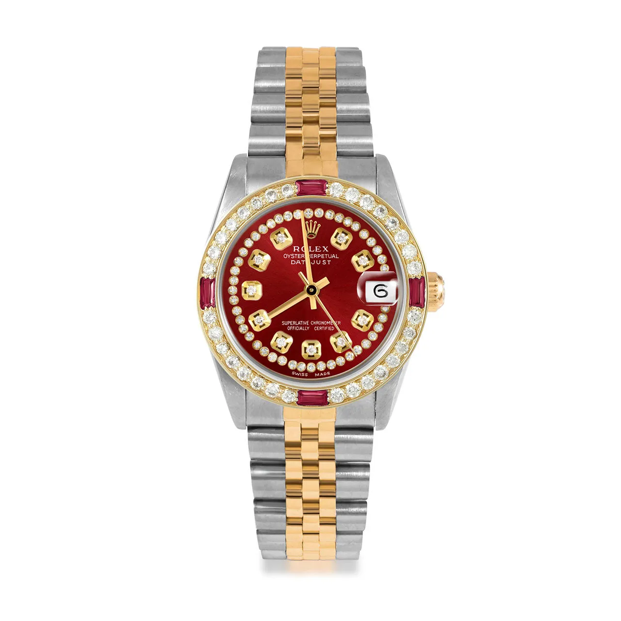 Rolex Datejust 31mm | 68273-RED-STRD-4RBY-JBL