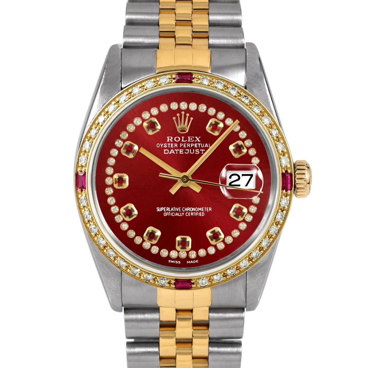 Rolex Datejust 36mm | 16013-RED-STRR-4RBY-JBL