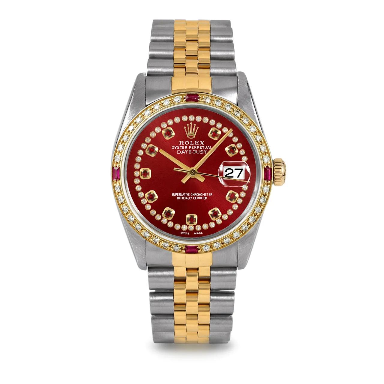 Rolex Datejust 36mm | 16013-RED-STRR-4RBY-JBL