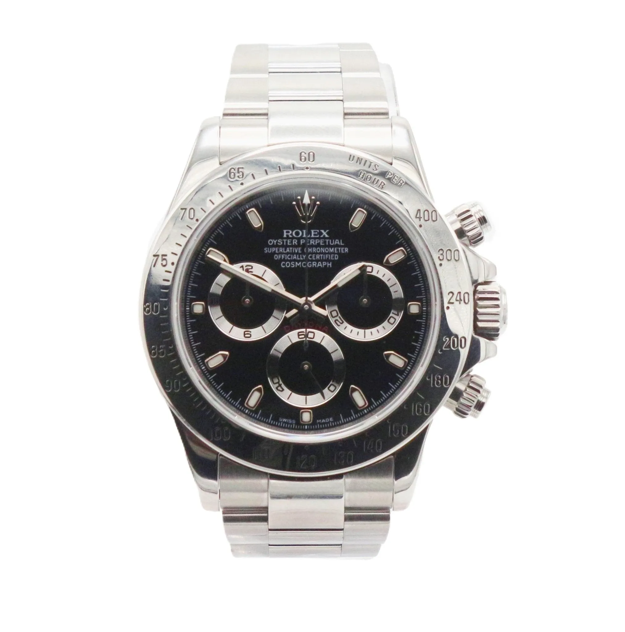 Rolex Daytona 40mm Chronograph Steel Watch - Ref: 116520