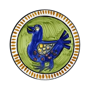 Rooster Gozo Dinner Plate