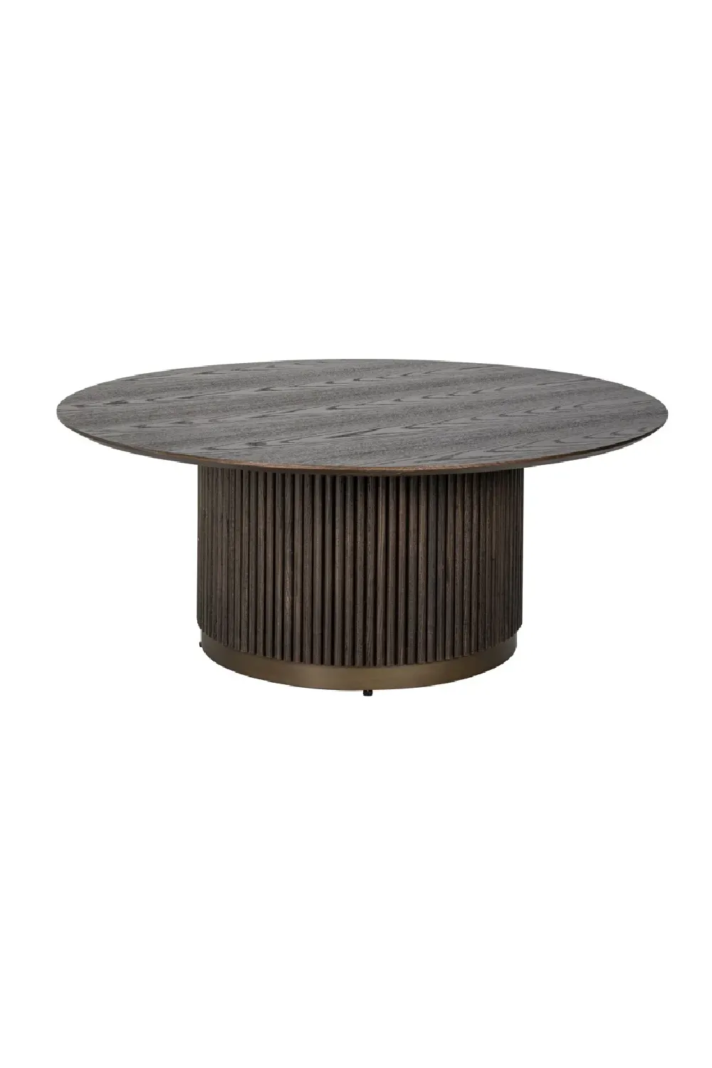 Round Wooden Coffee Table | OROA Luxor