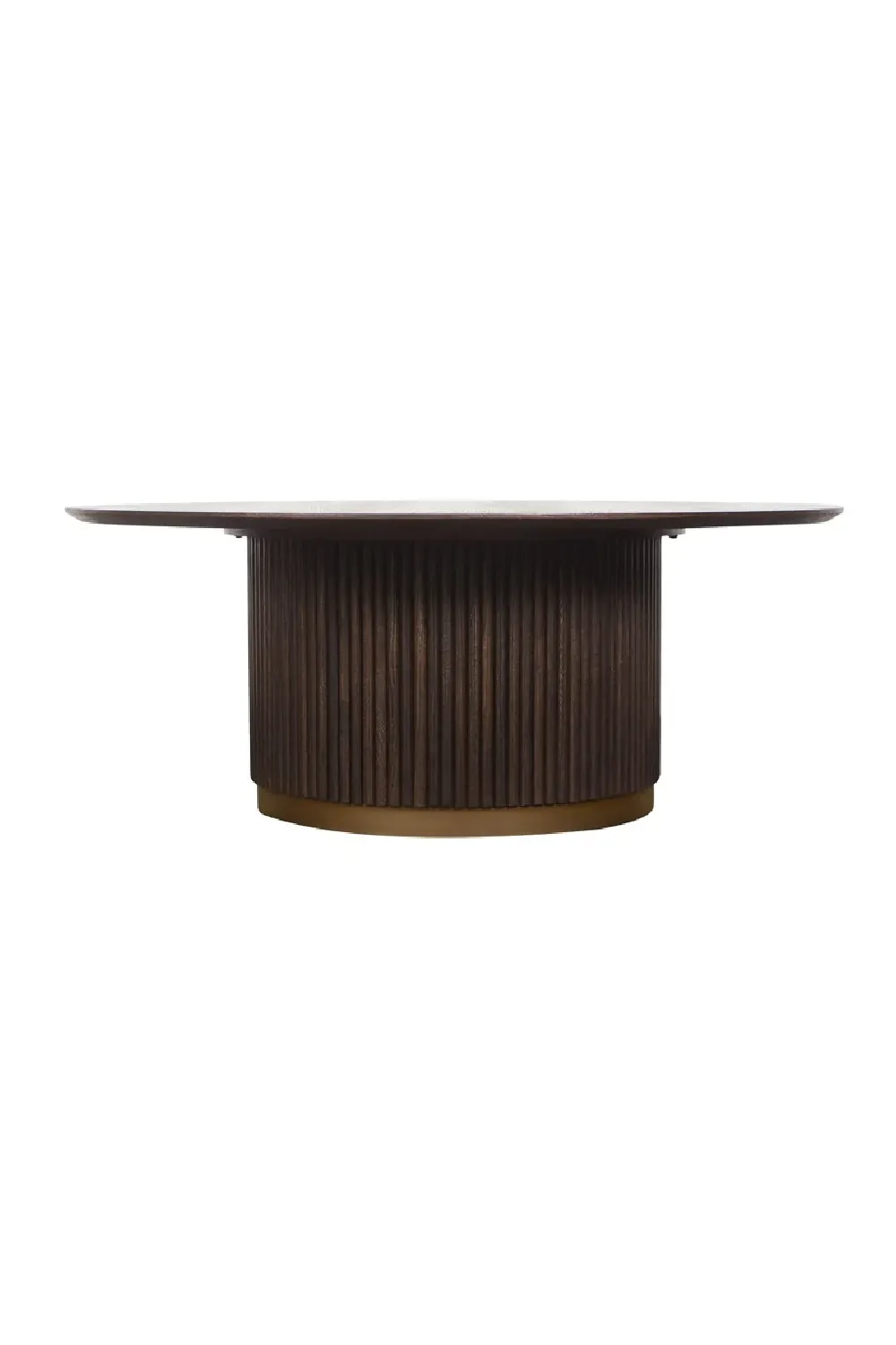 Round Wooden Coffee Table | OROA Luxor