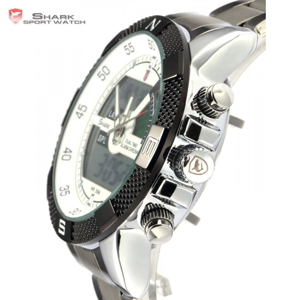 STEEL PORBEAGLE SHARK Sport Watch White SW 046