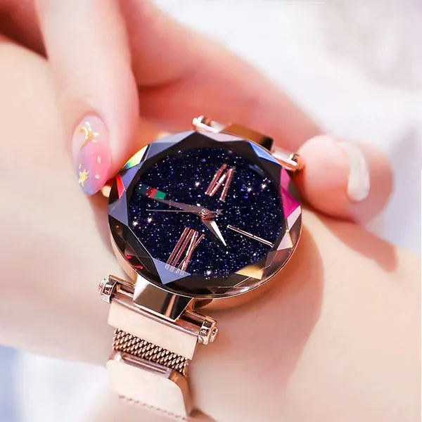 Stylish Luxury Galaxy Stars Watch