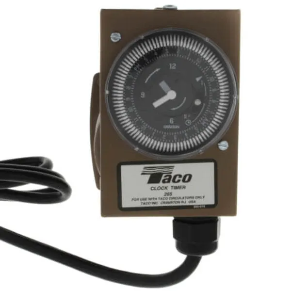 Taco 006-BC4-4PNP Plumb n' Plug Pump w/ Digital Timer, 1/40 HP (1/2" Sweat)