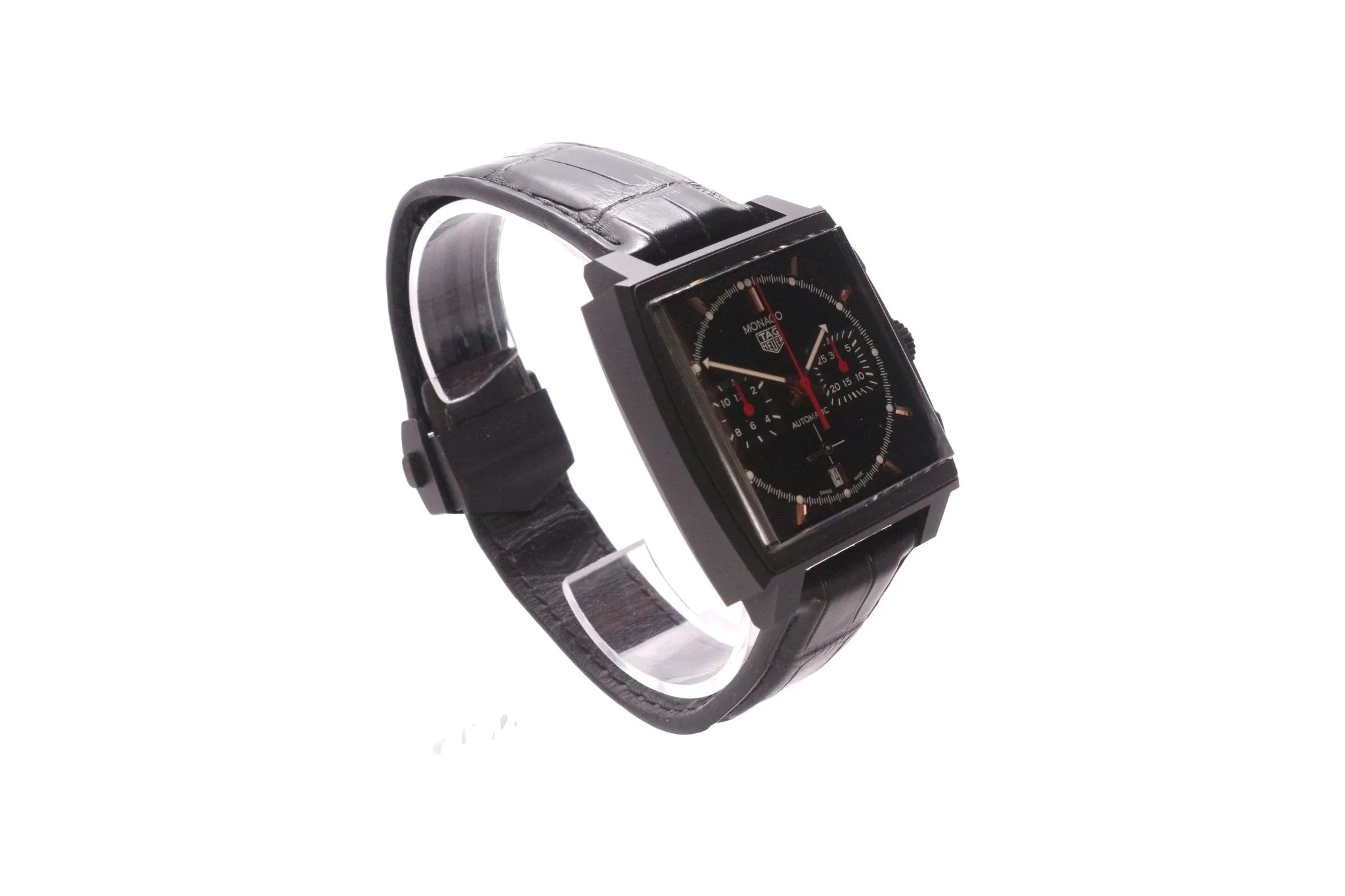 TAG Heuer Monaco Chronograph 39mm Titanium Watch - Ref: CBL2180