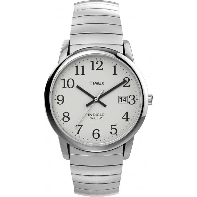 Timex Gents Easy Reader Silver Watch T2H451