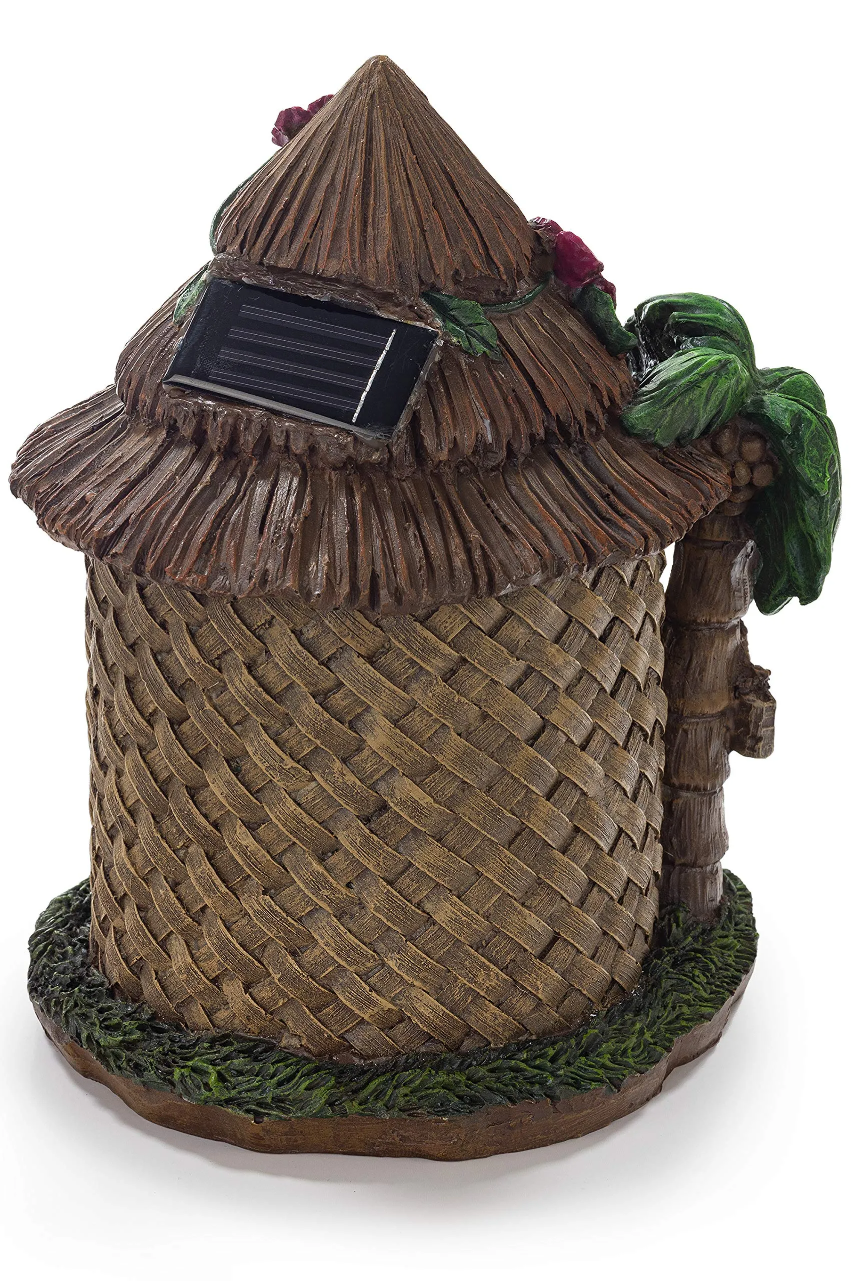 VP Home Tiki Hut Solar Powered LED Outdoor Decor Garden