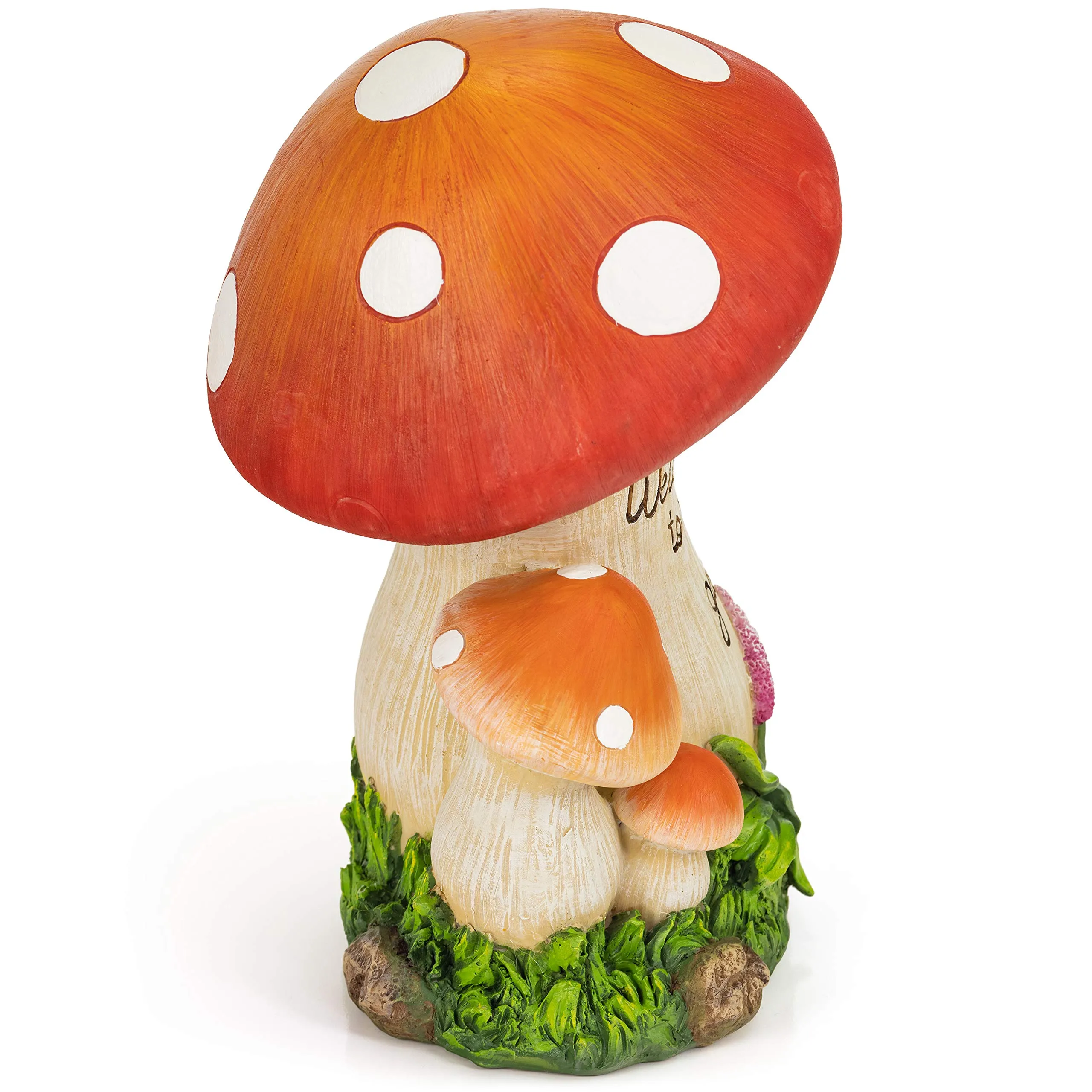 VP Home Welcome Mushroom Garden Solar Powered LED Outdoor Decor