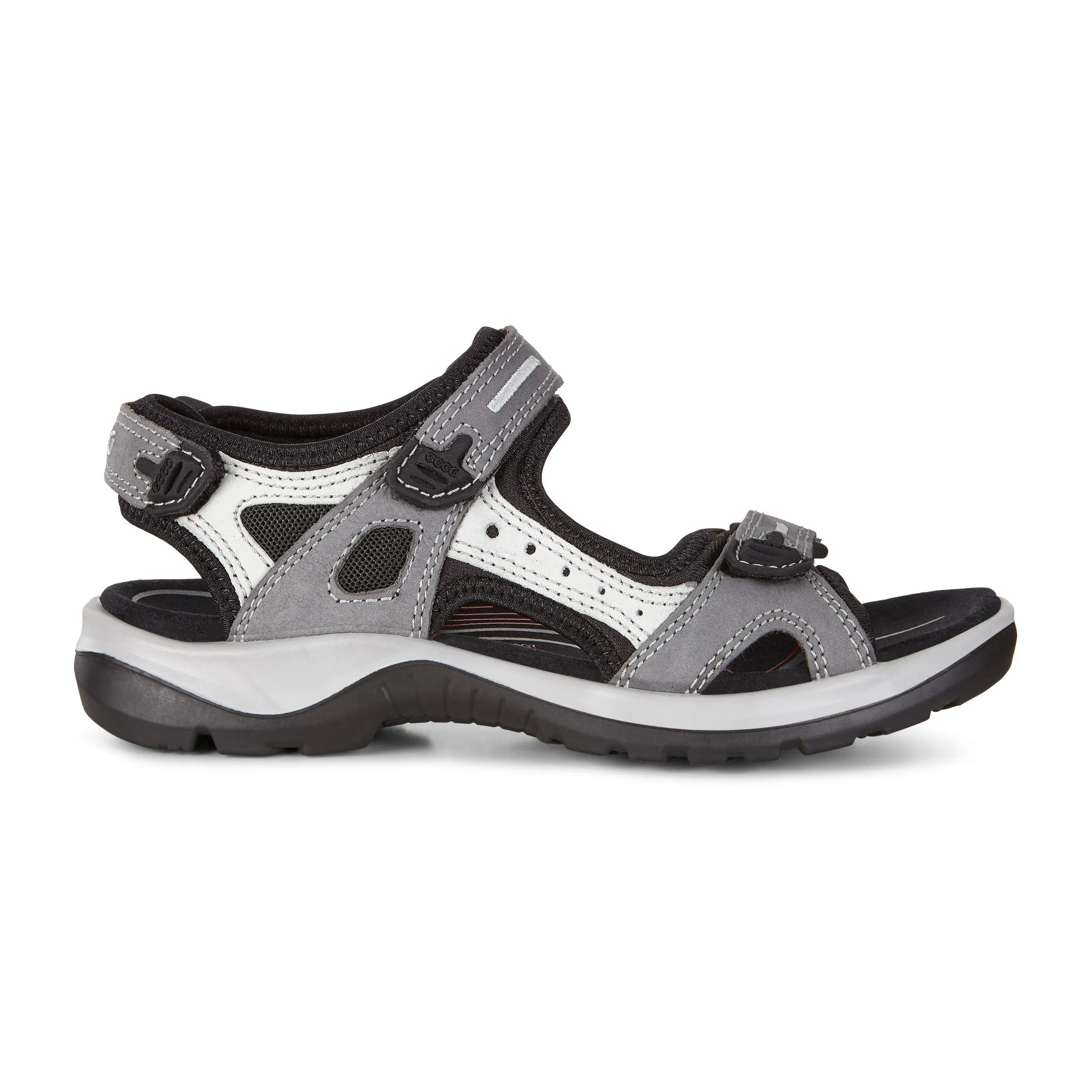 Women's Ecco Yucatan Sandal Color: Titanium