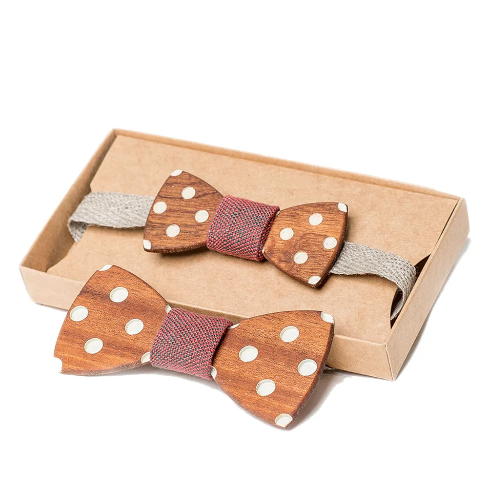 Wooden bow tie ROCKABILLY