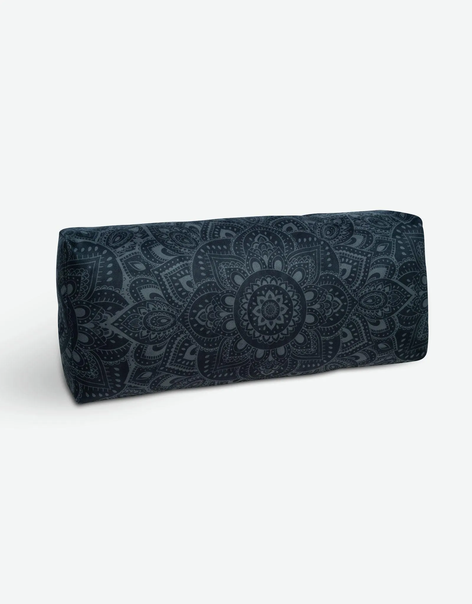 Yoga Bolster - Mandala Charcoal - Premium Comfort & Geometric Style